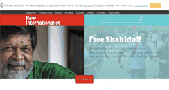 Desktop Screenshot of newint.org